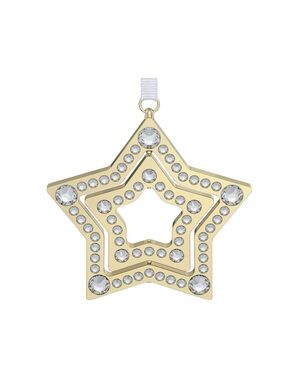 Atelier Swarovski Gold and Clear Crystal Star Ornament